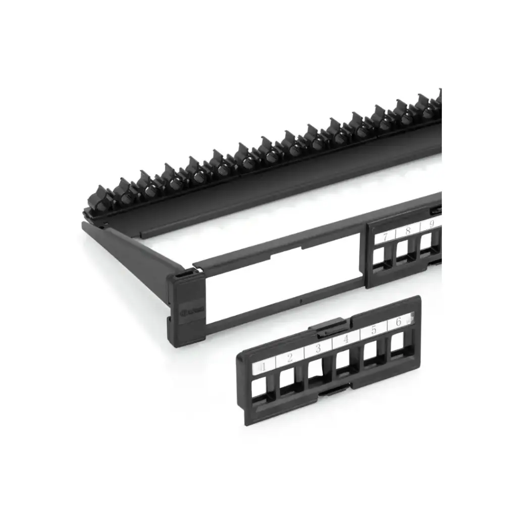 24 Ports UTP Blank Keystone Patch Panel