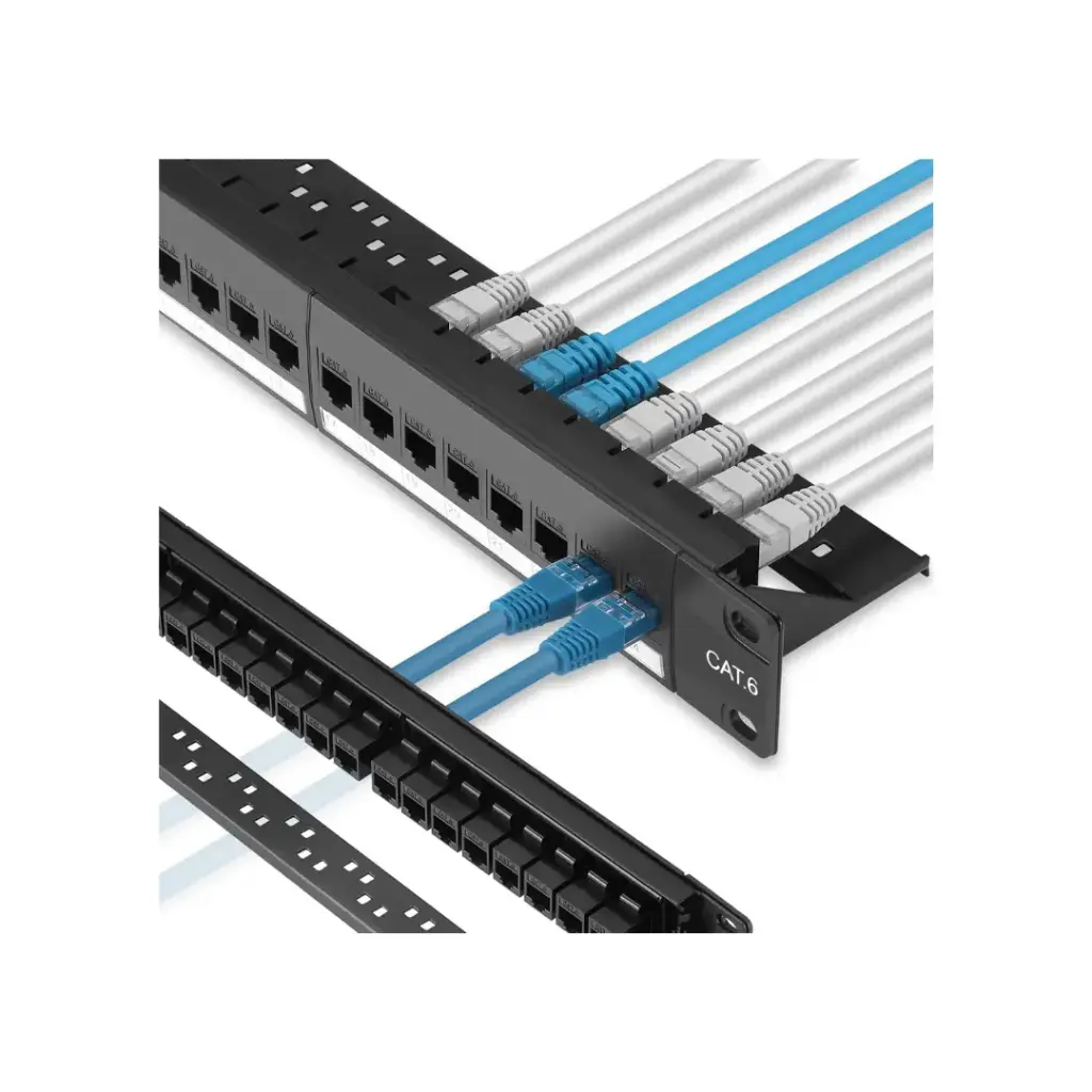 24 Ports UTP Patch Panel CAT 6
