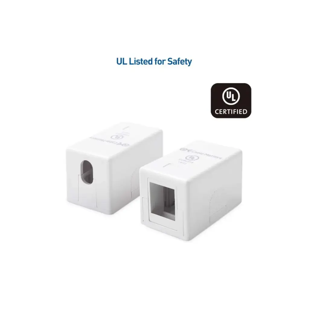 Cable Matters Surface Mounted Box 1-Port