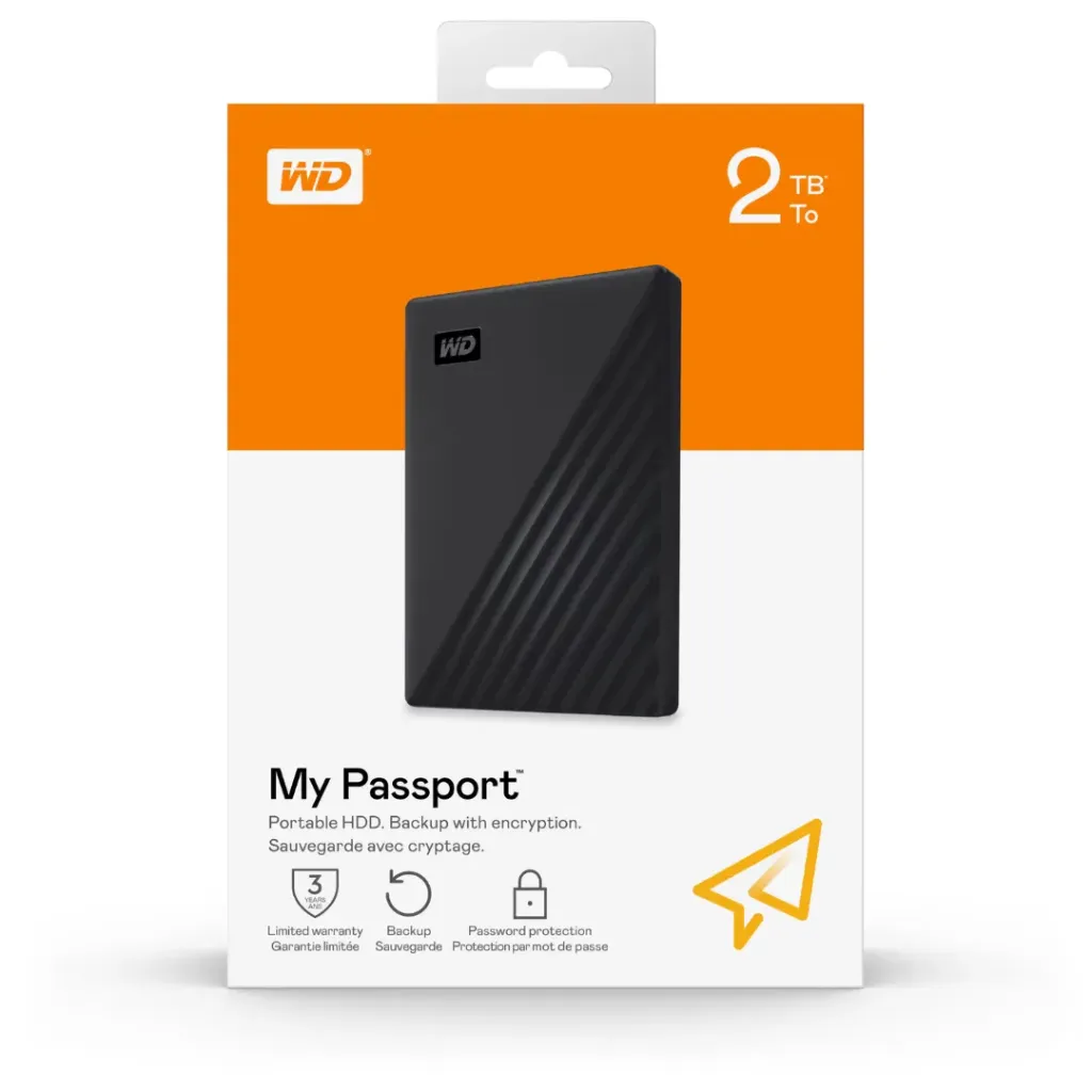 WD My Passport 2TB External HDD