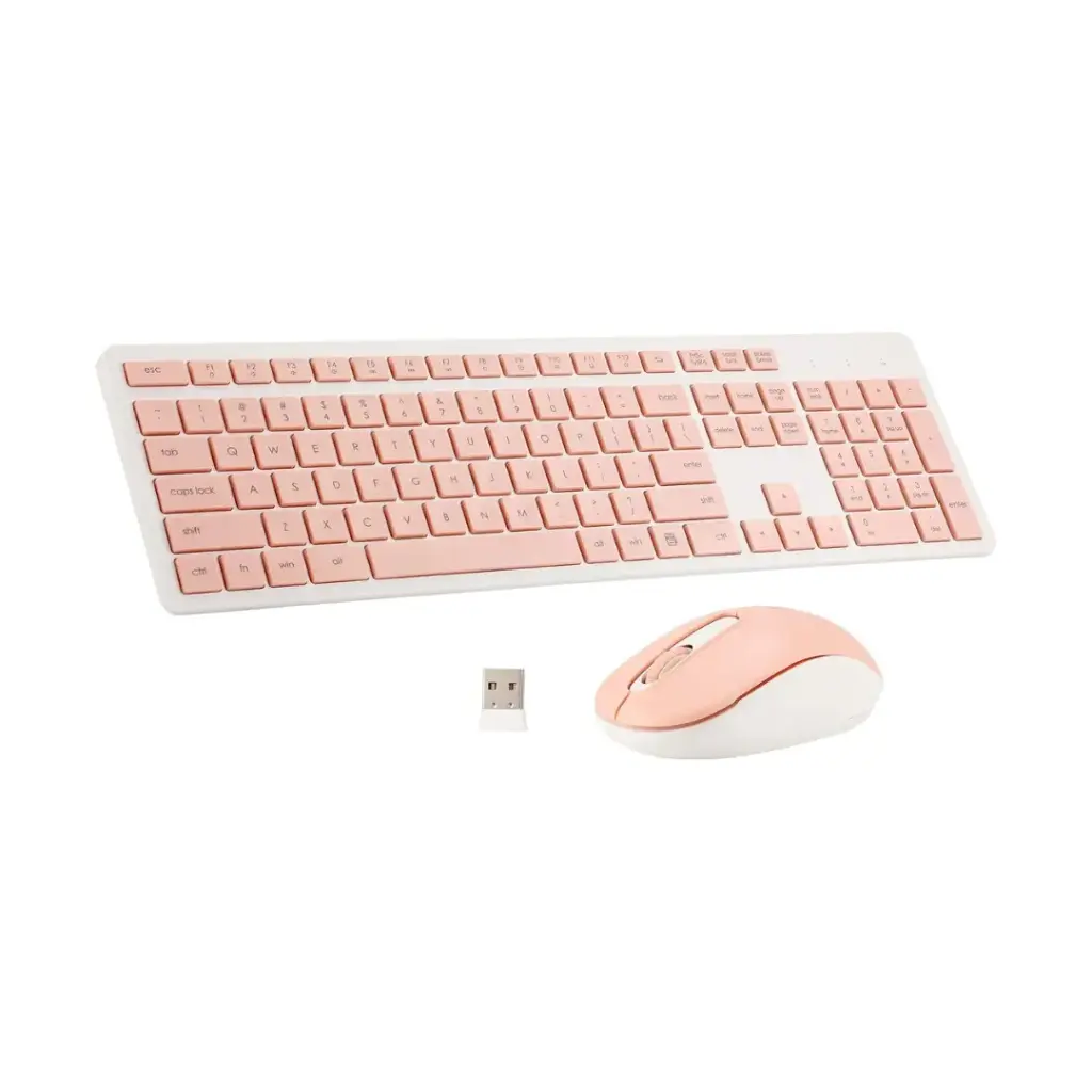 Harburfine Wireless Keyboard and Mouse Combo