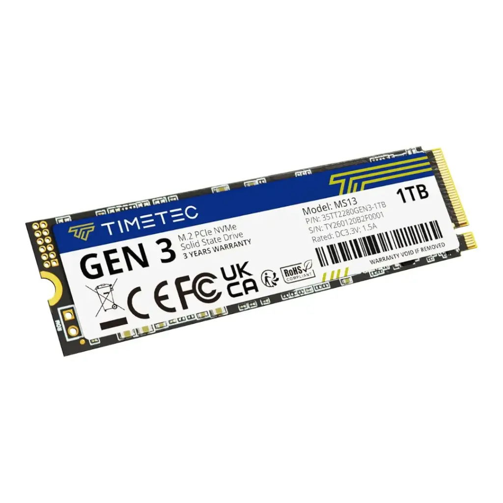 Timetec Premium 1TB PCIe Gen3 M.2 SSD
