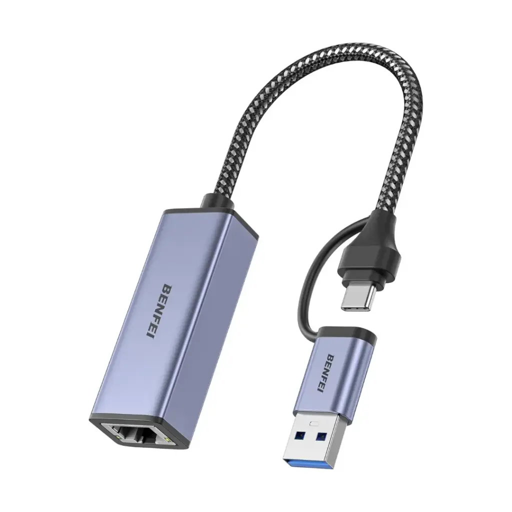 USB-C/A to Ethernet Adapter