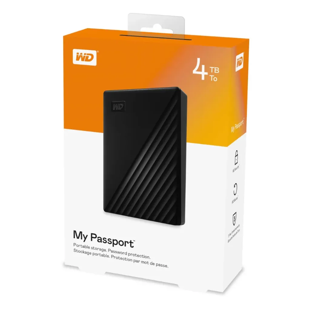 WD My Passport 4TB External HDD