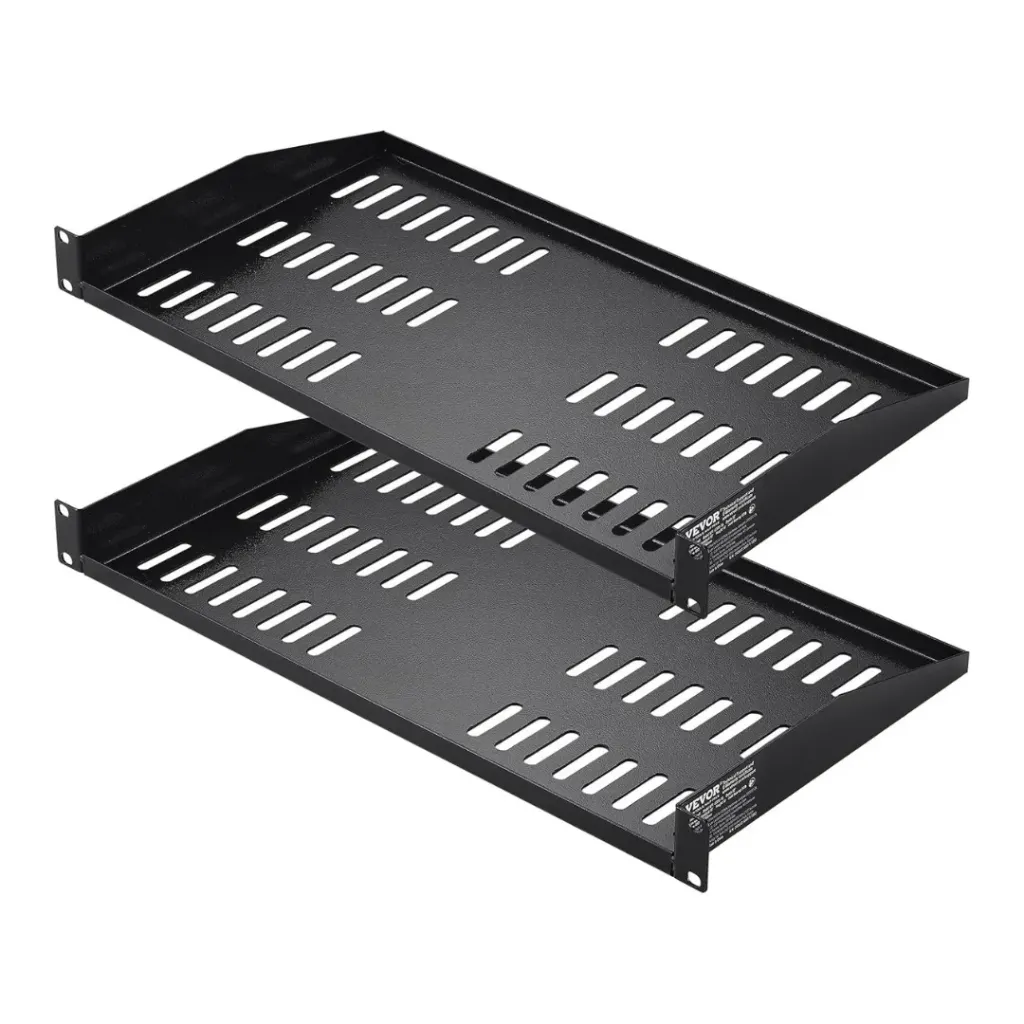 VEVOR 2PCS 1U Server Rack Shelf