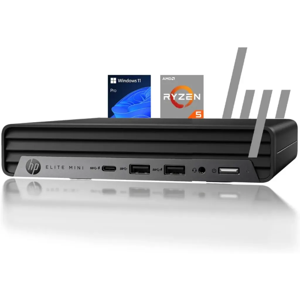 HP 2025 Elite 805 Mini PC Desktop Computer, AMD Ryzen 5