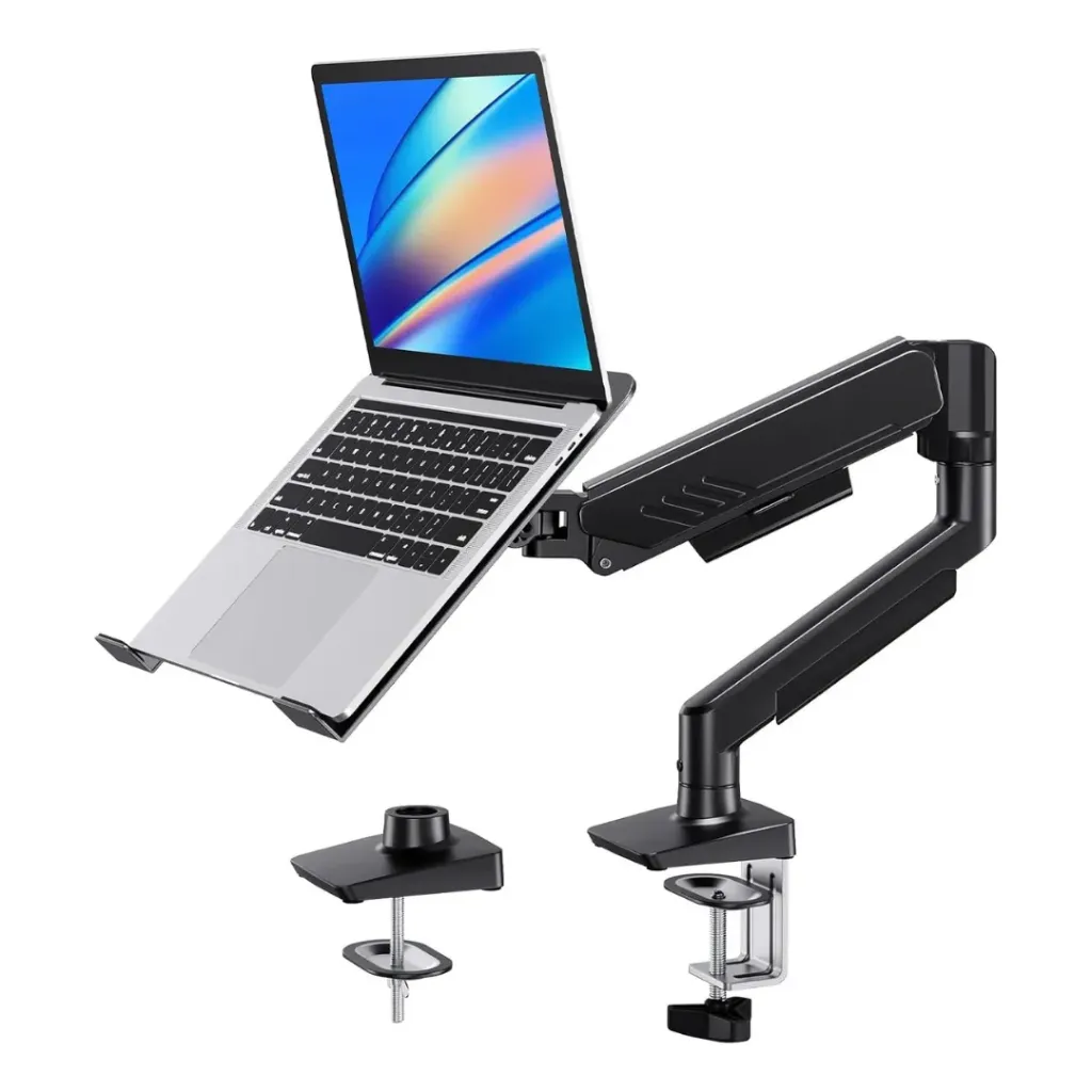 HUANUO 2 in 1 Function Laptop Mount with Tray
