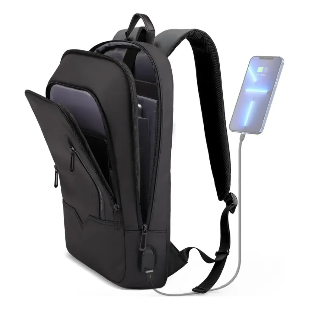 HK Laptop Backpack Slim Business (Black)
