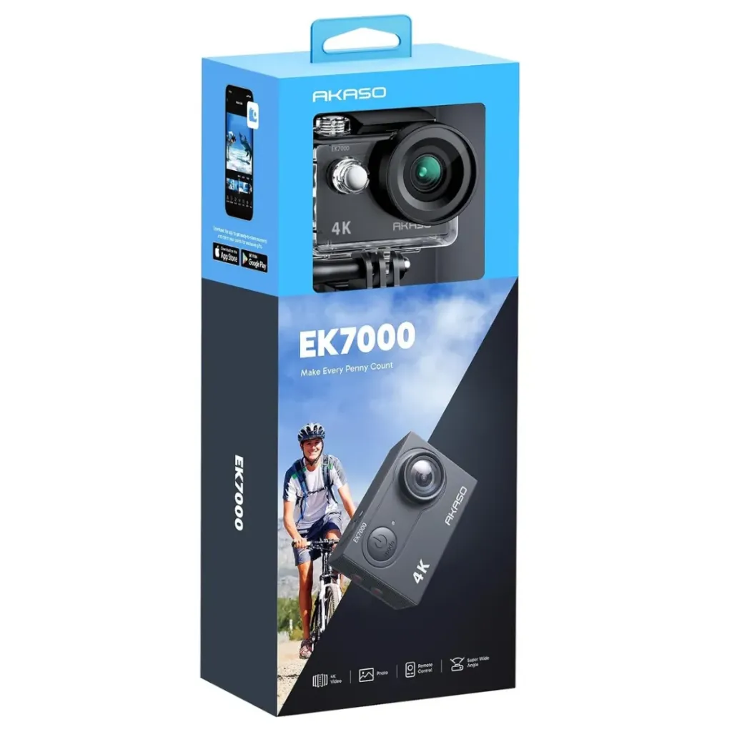 AKASO EK7000 4K30FPS 20MP WiFi Action Camera