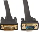 [1678114151552-KwZLs] CABLEDECONN Active DVI-D Dual Link 24+1 Male to VGA Male Video