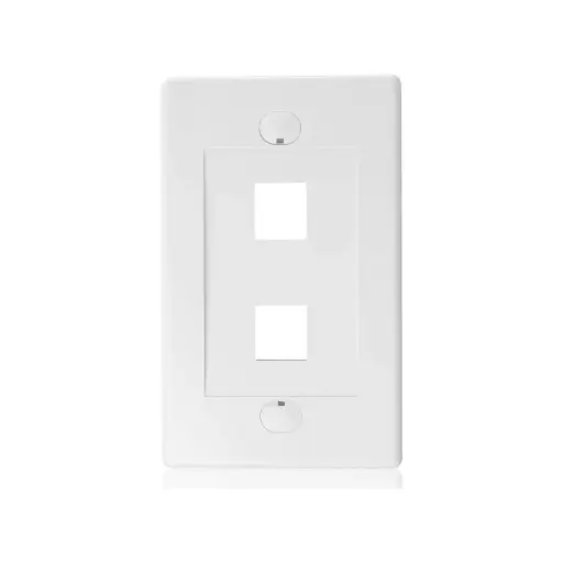 Cable Matters Keystone Wall Plate 2-Port