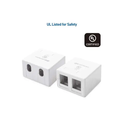 Cable Matters Surface Mounted Box 2-Port