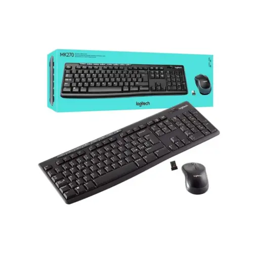 Logitech MK270 Reliable Wireless Keyboard and Mouse